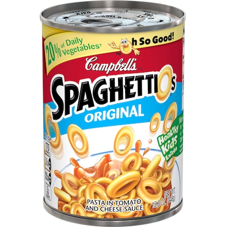 Campbell's Spaghetti O's Tomato Pasta 15.8 Oz. Can, PK24